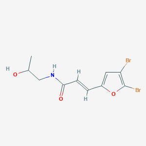 molecular formula C10H11Br2NO3 B021664 Hpdbfa CAS No. 100036-97-3