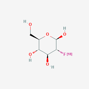molecular formula C6H11FO5 B216785 beta-D-Fludeoxyglucopyranose F-18 CAS No. 105851-18-1
