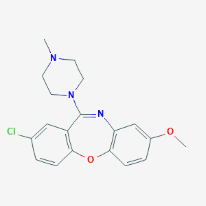 molecular formula C19H20ClN3O2 B021679 8-Methoxy Loxapine CAS No. 70020-54-1