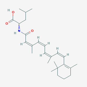 molecular formula C17H25FO3 B216880 N-Retinoylleucine CAS No. 110683-02-8