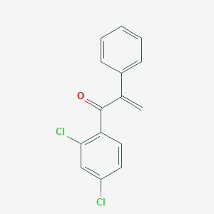 molecular formula C15H10Cl2O B021691 1-(2,4-Dichlorophenyl)-2-phenylpropen-1-one CAS No. 106849-63-2