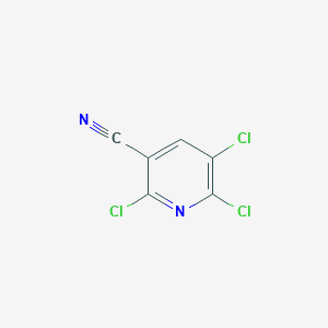molecular formula C6HCl3N2 B021694 2,5,6-Trichloronicotinonitrile CAS No. 40381-92-8