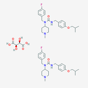 molecular formula C50H68F2N6O4.C4H6O6 B000217 Pimavanserin tartrate CAS No. 706782-28-7