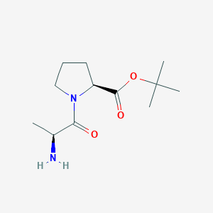 molecular formula C12H22N2O3 B021701 L-Alanyl-L-proline tert-Butyl Ester CAS No. 29375-30-2
