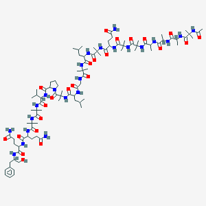 molecular formula C91H151N23O24 B217021 Trichosporin B-iiia CAS No. 107395-31-3