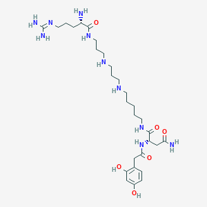 molecular formula C29H52N10O6 B021714 Argiotoxin-636 CAS No. 108687-79-2