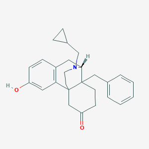 Morphinan-6-one, 17-(cyclopropylmethyl)-3-hydroxy-14-(phenylmethyl)-