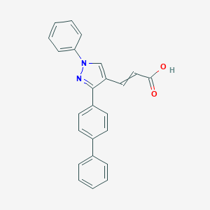 3-(3-Biphenyl-4-yl-1-phenyl-1H-pyrazol-4-yl)-acrylic acid
