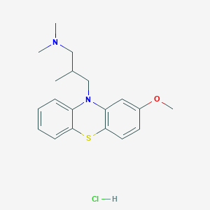 molecular formula C19H25ClN2OS B021720 rac Methotrimeprazine Hydrochloride CAS No. 4185-80-2
