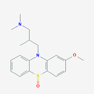 molecular formula C19H24N2O2S B021721 10H-Phenothiazine-10-propanamine, 2-methoxy-N,N,beta-trimethyl-, 5-oxide CAS No. 1188265-45-3