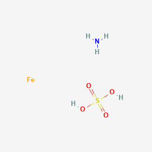 molecular formula C13H32N2O.2I B217245 Azane; iron; sulfuric acid CAS No. 19864-63-2