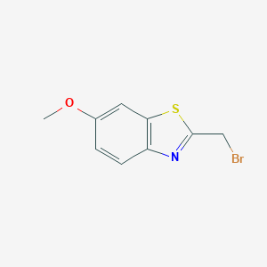 molecular formula C9H8BrNOS B021736 2-Bromomethyl-6-methoxybenzothiazole CAS No. 110704-18-2