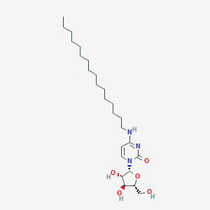 molecular formula C25H45N3O5 B021750 N(4)-Hexadecyl-1-arabinofuranosylcytosine CAS No. 103426-87-5
