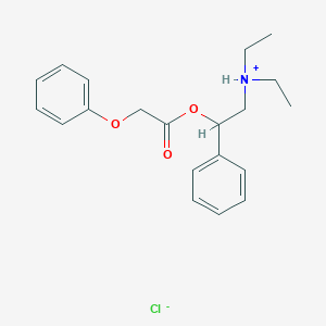molecular formula C20H26ClNO3 B217509 diethyl-[2-(2-phenoxyacetyl)oxy-2-phenylethyl]azanium chloride CAS No. 109691-07-8