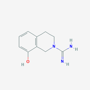 molecular formula C10H13N3O B021751 8-Hydroxydebrisoquin CAS No. 46286-45-7
