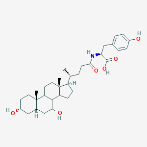 molecular formula C11H11NO5 B217529 Chenodeoxycholyltyrosine CAS No. 103528-65-0