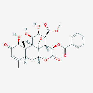 molecular formula C13H20O4S B217570 Bruceanol A CAS No. 101391-06-4