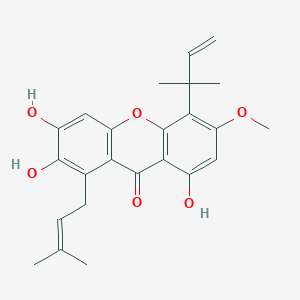 molecular formula C24H26O6 B021760 cudraxanthone D 