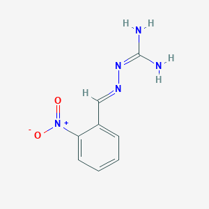 molecular formula C8H9N5O2 B217612 2-[(2-Nitrophenyl)methylideneamino]guanidine CAS No. 102632-31-5