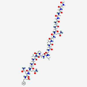 molecular formula C91H151N23O24 B217613 Trichosporin B-iiid CAS No. 107395-32-4