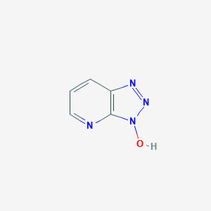 molecular formula C5H4N4O B021763 1-羟基-7-氮杂苯并三唑 CAS No. 39968-33-7
