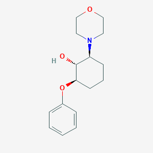 (1R,2S,6R)-2-morpholin-4-yl-6-phenoxycyclohexan-1-ol