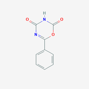 molecular formula C9H6N2O3 B021768 6-Phenyl-1,3,5-oxadiazine-2,4-dione CAS No. 102618-90-6