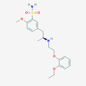 molecular formula C20H28N2O5S B217686 (+)-Tamsulosin CAS No. 106138-88-9