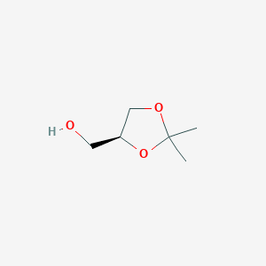 molecular formula C6H12O3 B021769 (S)-(+)-2,2-Dimethyl-1,3-dioxolane-4-methanol CAS No. 22323-82-6