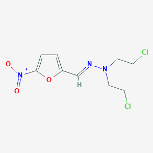 5-Nitro-2-furaldehyde bis(2-chloroethyl)hydrazone