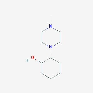 2-(4-Methylpiperazin-1-yl)cyclohexan-1-ol