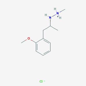1-(o-Methoxy-alpha-methylphenethyl)-1-methylhydrazine hydrochloride
