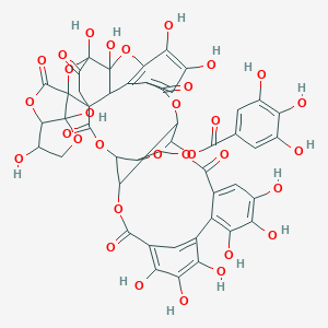 molecular formula C47H34O32 B217726 Elaeocarpusin CAS No. 102382-31-0
