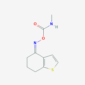 BENZO(b)THIOPHEN-4(5H)-ONE, 6,7-DIHYDRO-, O-METHYLCARBAMOYLOXIME