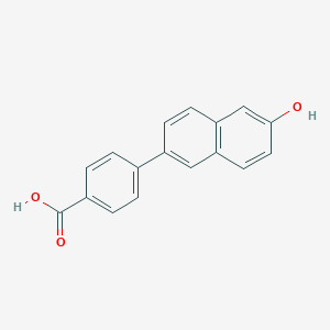molecular formula C17H12O3 B217751 4-(6-Methoxynaphthalen-2-yl)benzoic acid CAS No. 107430-57-9