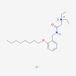 1-(2-Diethylaminoacetamidomethylphenoxy)-n-octane hydrochloride
