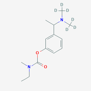 molecular formula C14H22N2O2 B021777 rac Rivastigmine-d6 CAS No. 194930-04-6