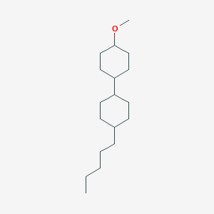 molecular formula C18H34O B021780 1,1'-联环己基，4-甲氧基-4'-戊基- CAS No. 102714-95-4