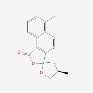 molecular formula C17H16O3 B217816 Dan shen spiroketal lactone CAS No. 100414-80-0