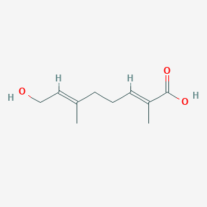 molecular formula C10H16O3 B021783 Foliamenthoic acid CAS No. 26187-80-4