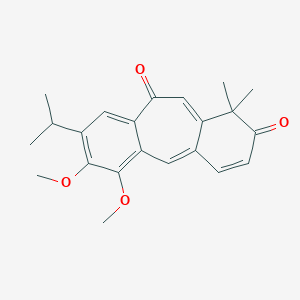 molecular formula C22H24O4 B021798 Taxamairin B CAS No. 110300-77-1