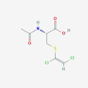molecular formula C12H32N5O11P B217995 N-Acetyl-S-(1,2-dichlorovinyl)-L-cysteine CAS No. 104713-70-4