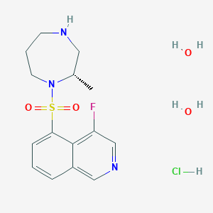 molecular formula C15H23ClFN3O4S B000218 Ripasudil hydrochloride dihydrate CAS No. 887375-67-9