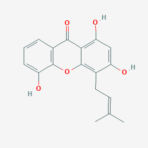 molecular formula C18H16O5 B021802 1,3,5-Trihydroxy-4-prenylxanthone CAS No. 53377-61-0