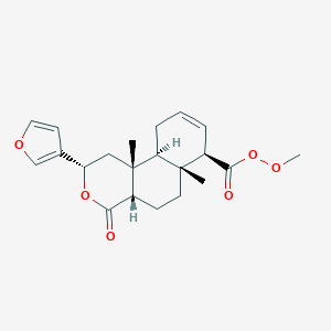 methyl (2S,4aS,6aR,7R,10aR,10bR)-2-(furan-3-yl)-6a,10b-dimethyl-4-oxo-1,2,4a,5,6,7,10,10a-octahydrobenzo[f]isochromene-7-carboperoxoate