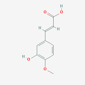 molecular formula C10H10O4 B021809 异阿魏酸 CAS No. 537-73-5