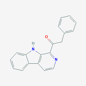 molecular formula C19H14N2O B021811 Eudistomin T CAS No. 108335-05-3