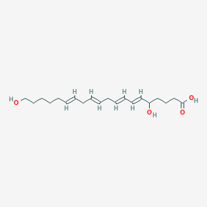 5,20-Dihydroxy-6,8,11,14-eicosatetraenoic acid