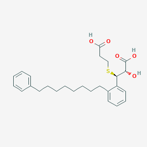 molecular formula C26H34O5S B218140 Pobilukast CAS No. 107023-41-6