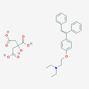B218159 1-(p-(beta-Diethylaminoethoxy)phenyl)-1,2-diphenylethylene citrate CAS No. 102433-95-4
